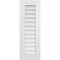 Ekena Millwork Vertical Surface Mount PVC Gable Vent: Non-Functional, w/ 3-1/2"W x 1"P Standard Frame, 14"W x 40"H GVPVE14X4001SN - alternate 1